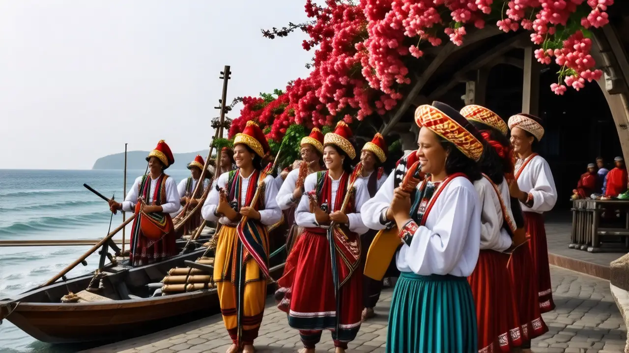 Pueblo costero, cultura vibrante y soleada