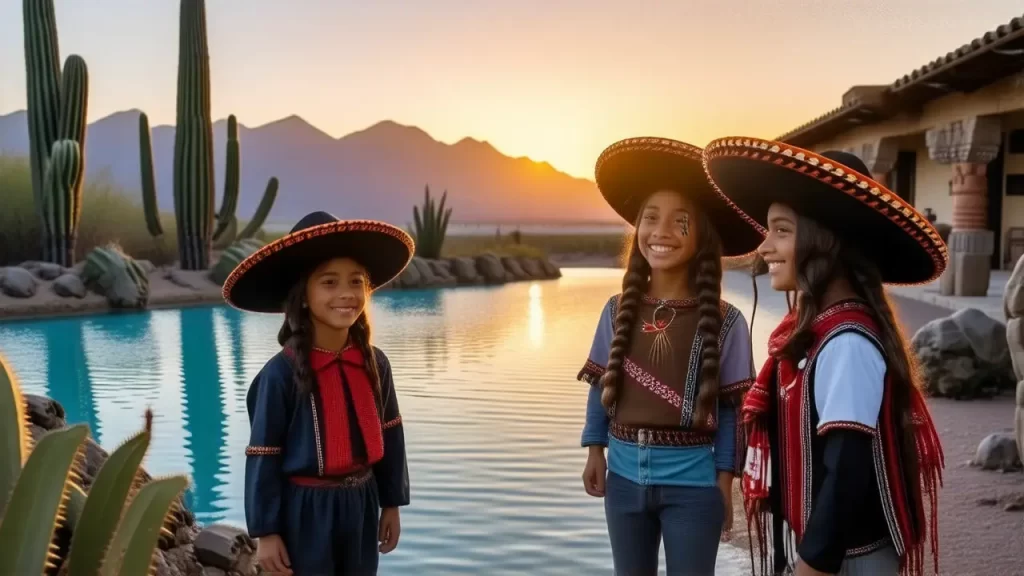 Atardecer desértico