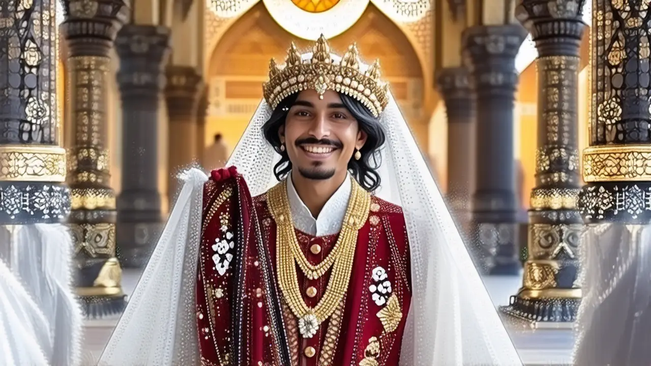 Un matrimonio celebra tradiciones globales y mágicas