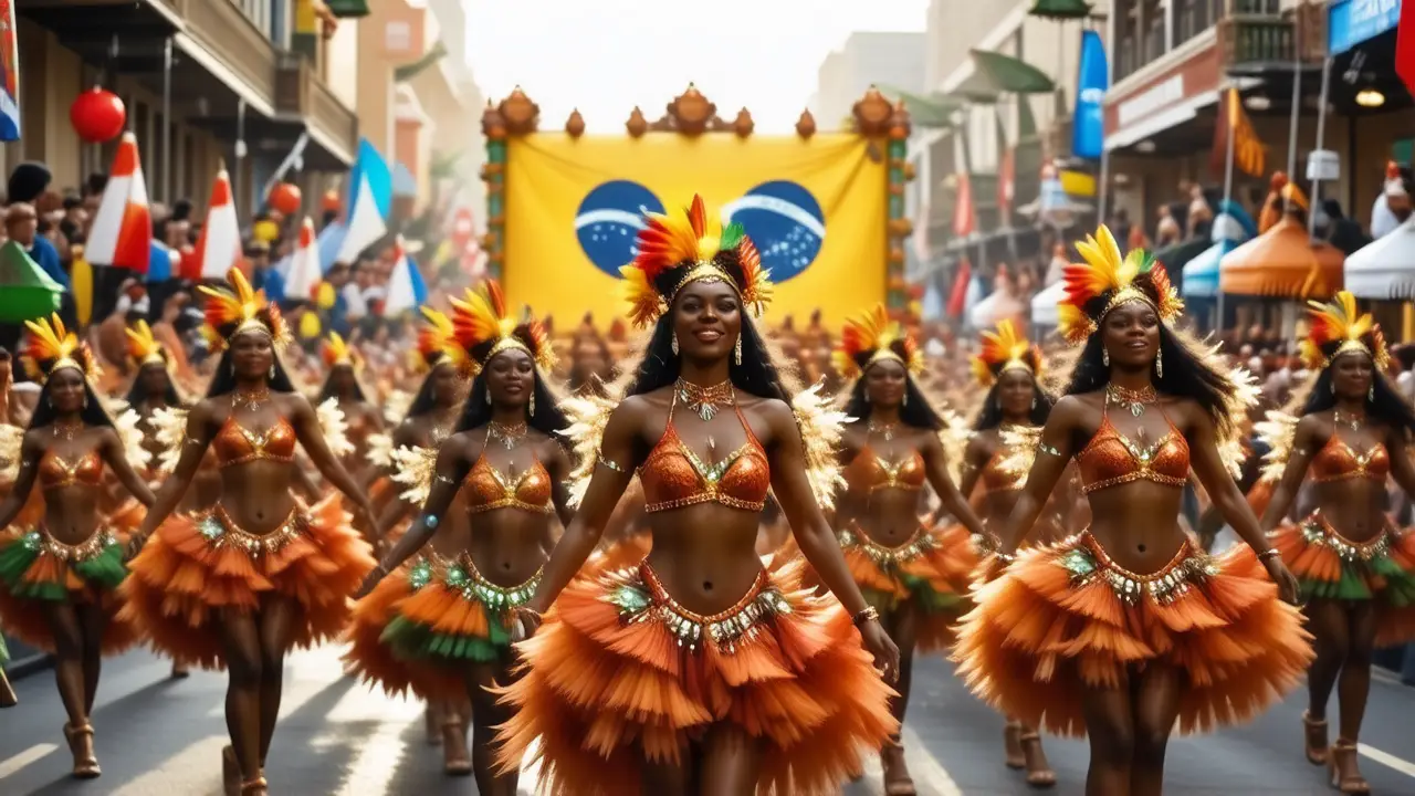 Brasil celebra con alegría y color