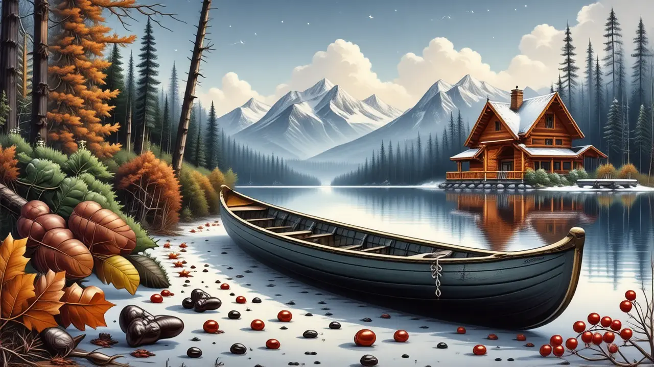 Un paisaje indígena rústico y cálido