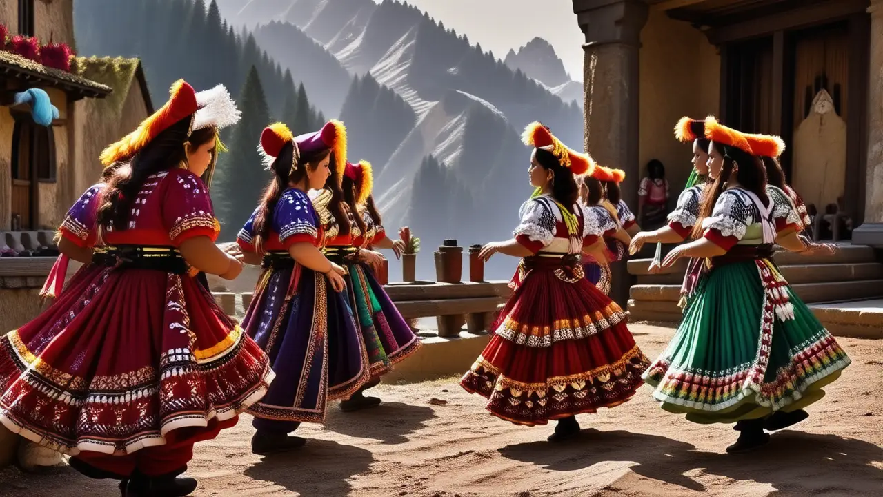 Textiles and danza chilena vibran culturalmente