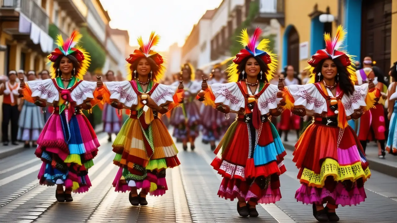 Fiesta cubana: color, música y alegría