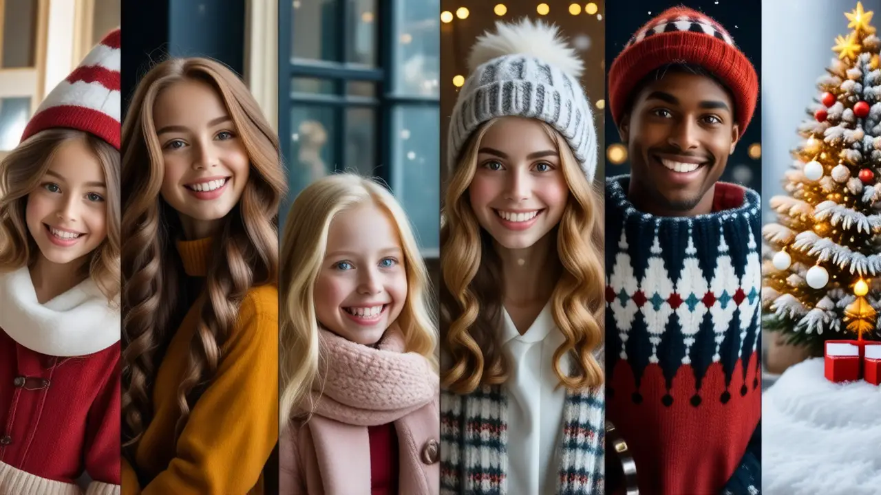 Invierno festivo: tradiciones vibrantes y alegres