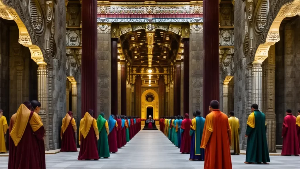 La iglesia etíope resplandece en colores cálidos