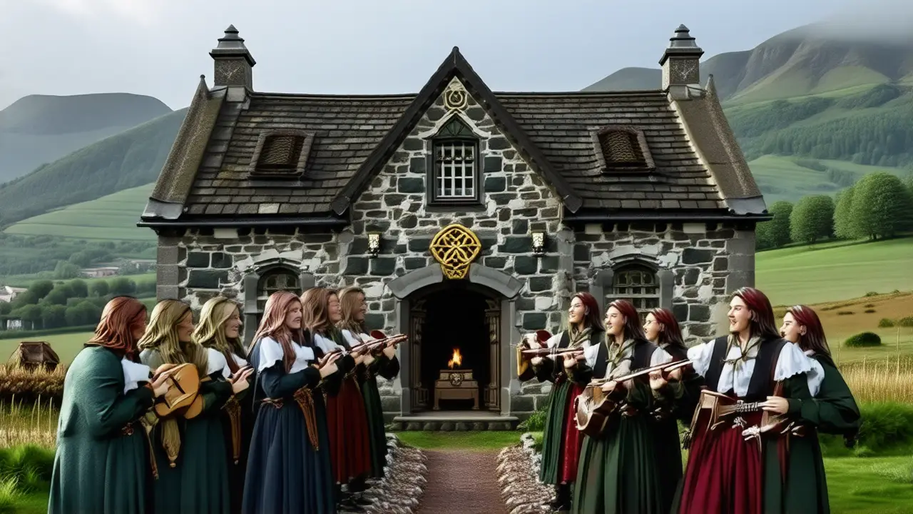 Un rincón irlandés cálido y pintoresco