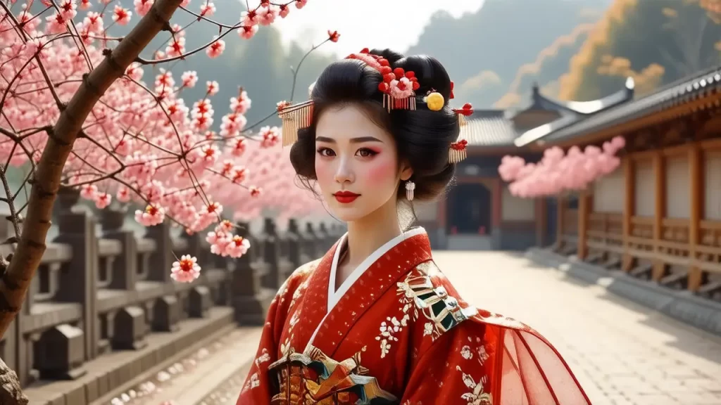 Un templo japonés sereno y hermoso