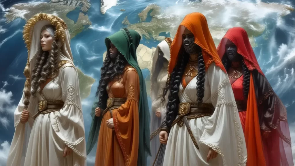 Danza ritual vibrante