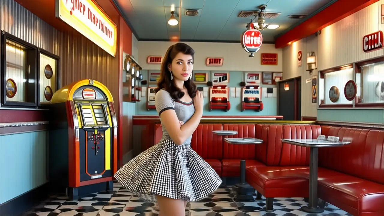 Un diner vintage evoca nostalgia y romance