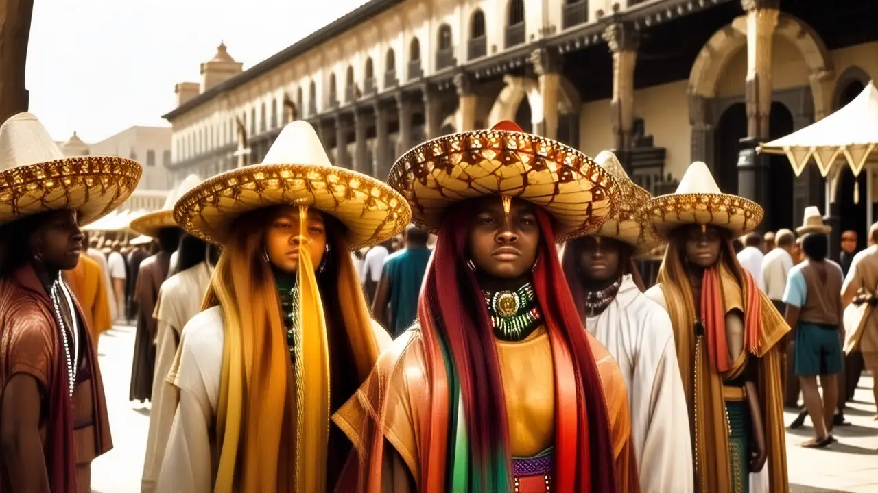 América colonial bullía con vida y color