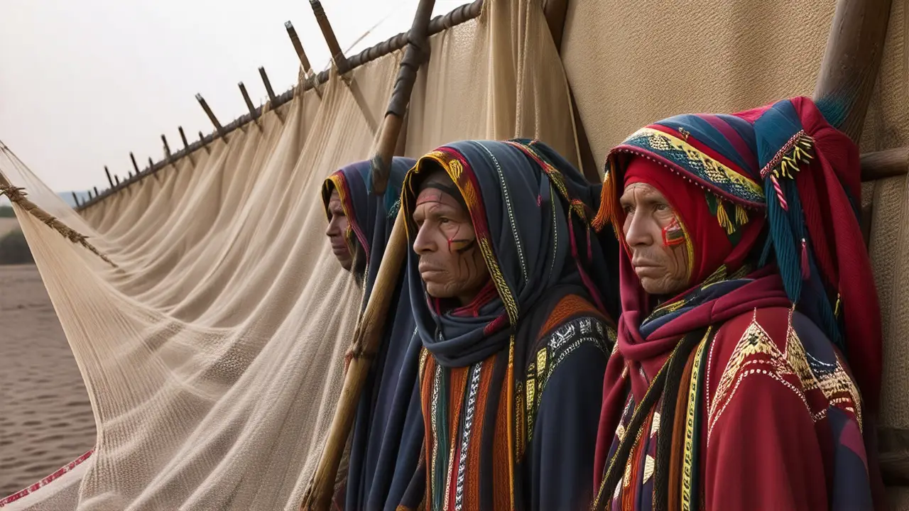 Guajiros resilientes en paisajes áridos