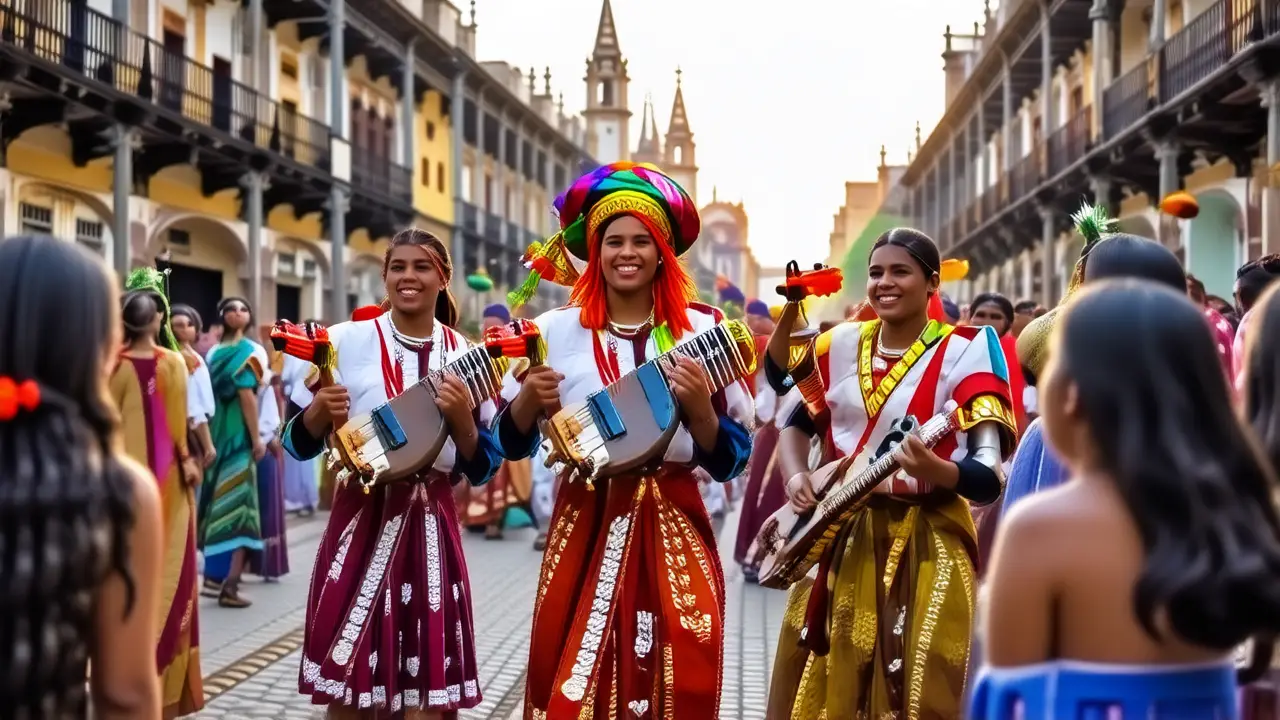 Nicaragua vibra con color y alegría