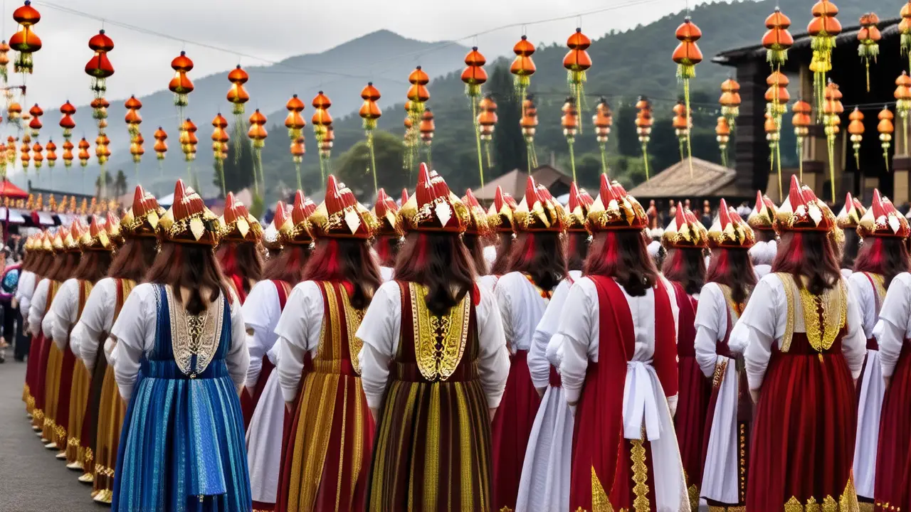 Mazamitla celebra tradiciones con color