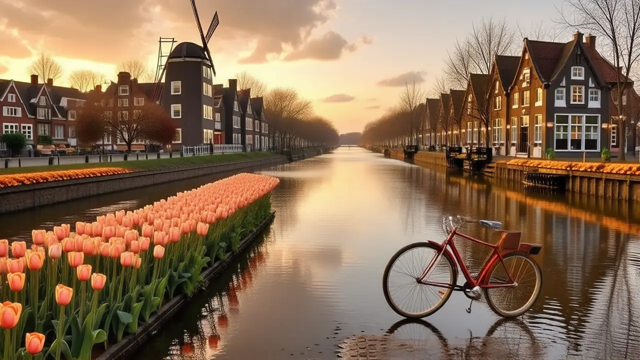 Los Países Bajos ofrecen encanto holandés pintoresco