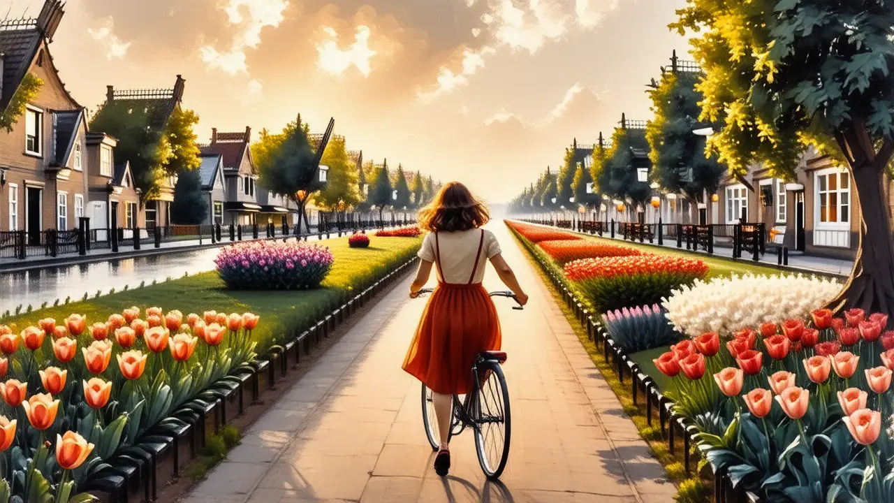 Holanda es un paisaje pintoresco y alegre