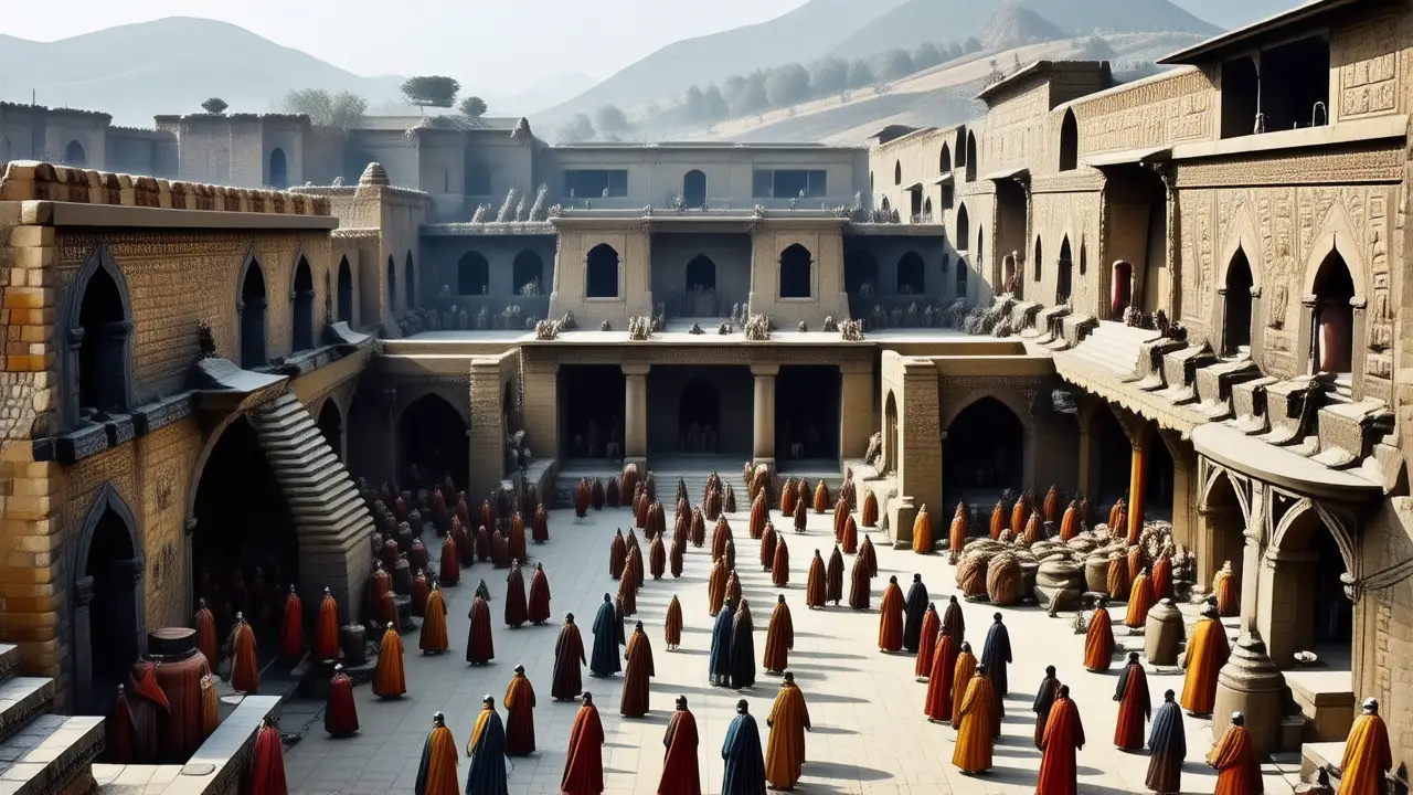 Mesopotamia antigua: mercado vibrante y complejo