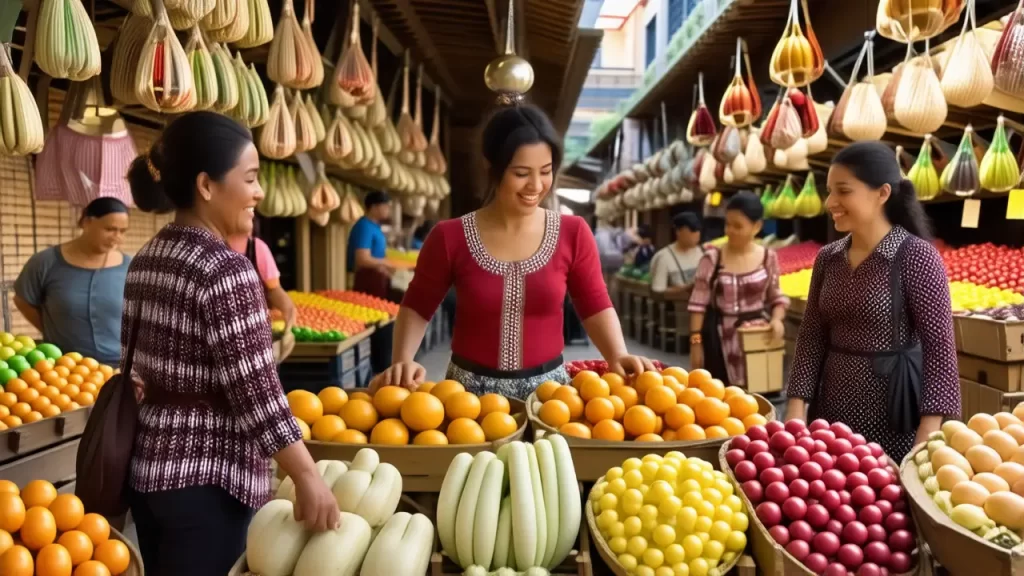Venezuela ofrece un mercado vibrante y colorido