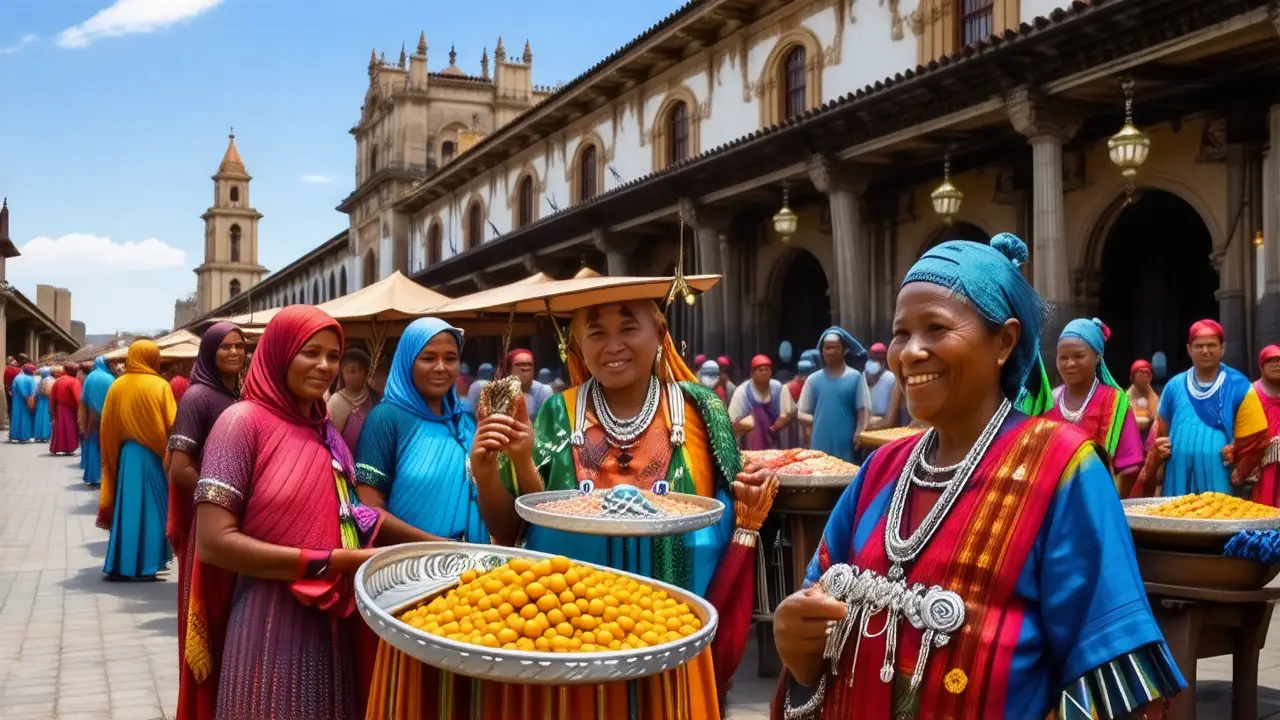 Una ciudad colonial vibrante y soleada
