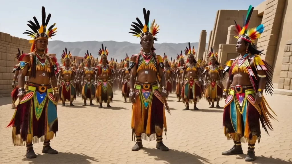 Culturas ancestrales danzan en el desierto