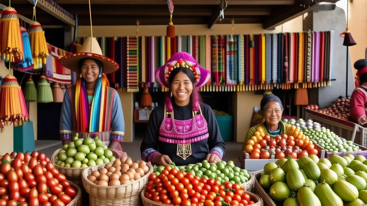 Chiapas ofrece un mercado colorido y cálido